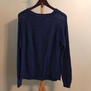 EUC-Forever 21 slouchy Navy blue sweater